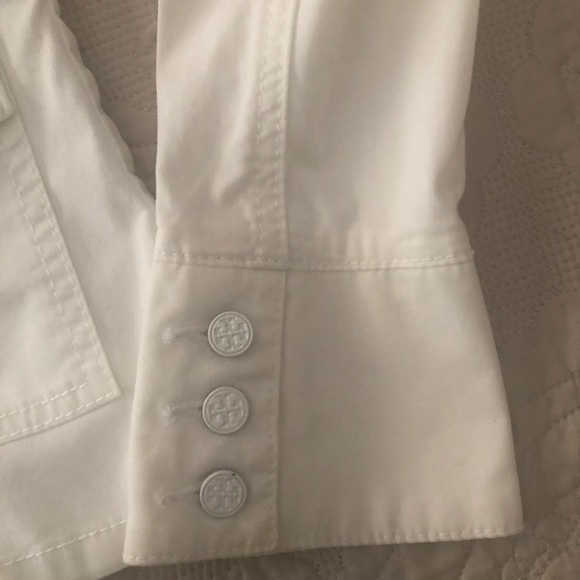 Tory Burch White Denim Jacket - Picture 6 of 7